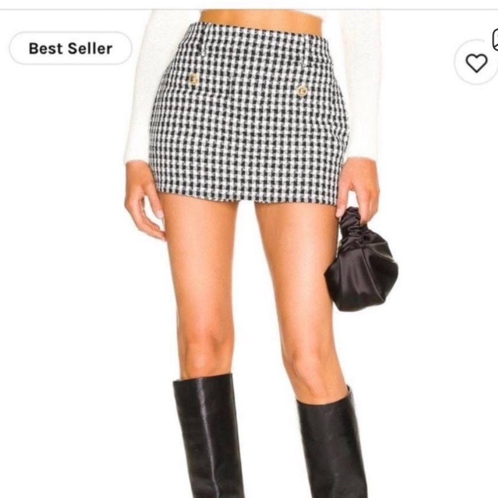 Lovers + Friends gingham skirts old out